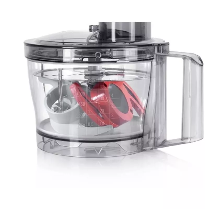 Robot da cucina Bosch MCM3401M con motore da 800 W e ciotola da 2,3 L, nero/acciaio inox