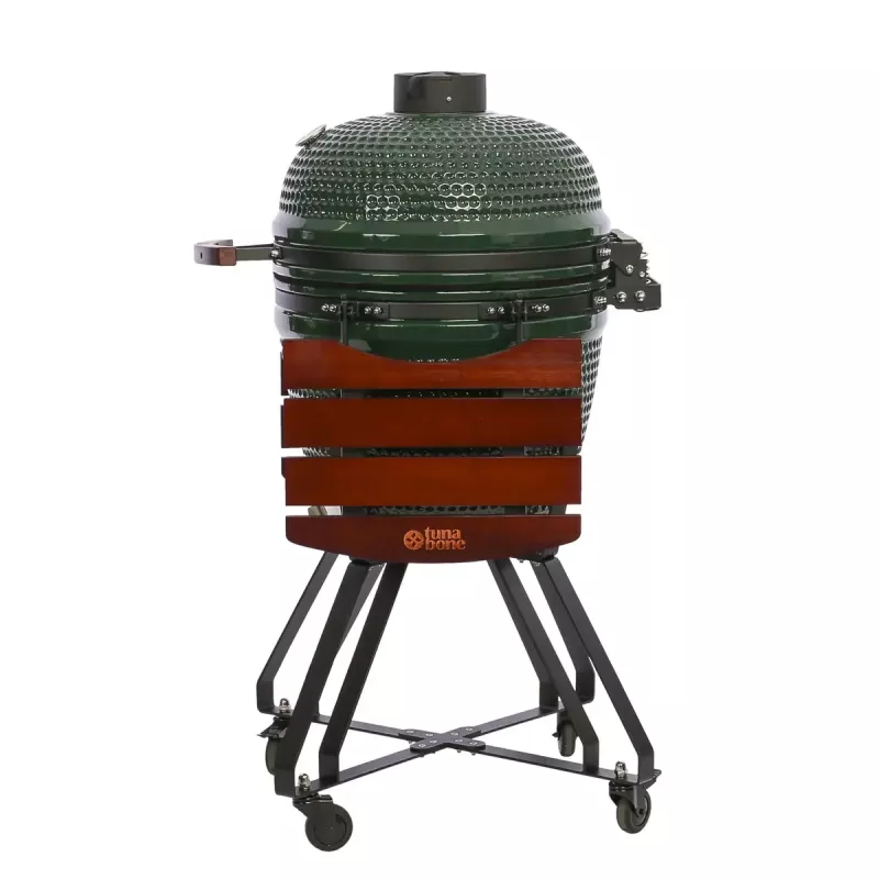 Grill kamado a carbone TUNABONE TunaBone Classic 21 inch taglia M verde