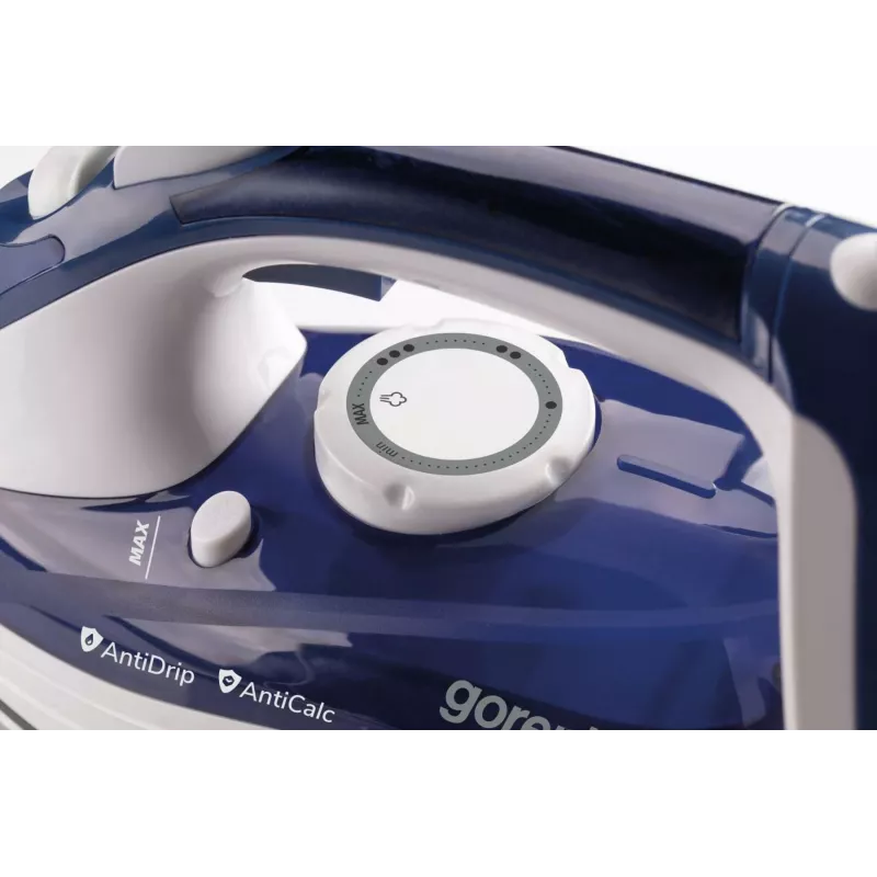Ferro da stiro a vapore Gorenje SIH2600BLC piastra in ceramica 2600 W blu