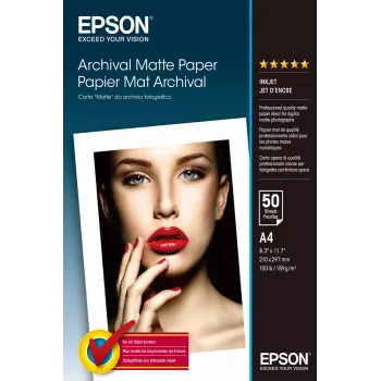Epson carta opaca Archival – A4 – 50 fogli