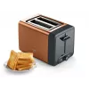 Tostapane Bosch TAT4P429 2 fette 970 W nero/marrone, acciaio inox compatto