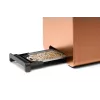Tostapane Bosch TAT4P429 2 fette 970 W nero/marrone, acciaio inox compatto