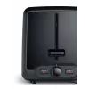Tostapane Bosch TAT4P429 2 fette 970 W nero/marrone, acciaio inox compatto