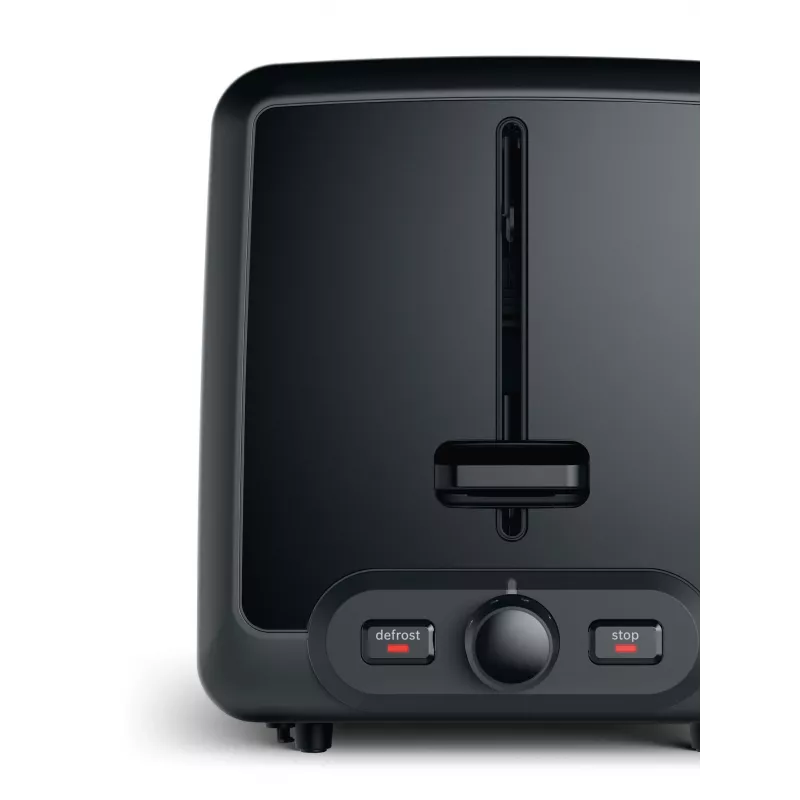 Tostapane Bosch TAT4P429 2 fette 970 W nero/marrone, acciaio inox compatto