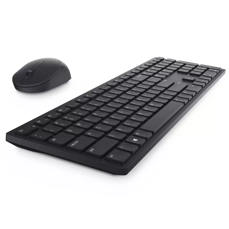 DELL Pro Tastiera e mouse - KM5221W - US International (QWERTY) - nero - (RTL BOX)