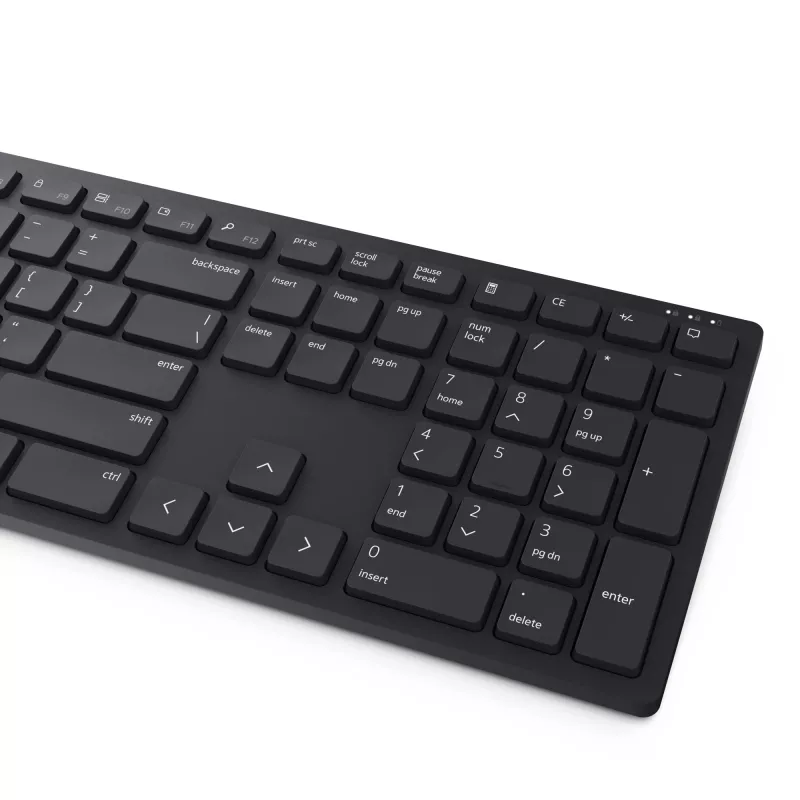 DELL Pro Tastiera e mouse - KM5221W - US International (QWERTY) - nero - (RTL BOX)