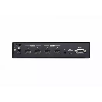 ATEN Switch matrice HDMI 2x2 4K, fino a 15 m, switch matrice AV, 10,2 Gbit/s, 340 MHz, 4096 x 2160 pixel, 4096 x 2160, 3840 x 2160, nero