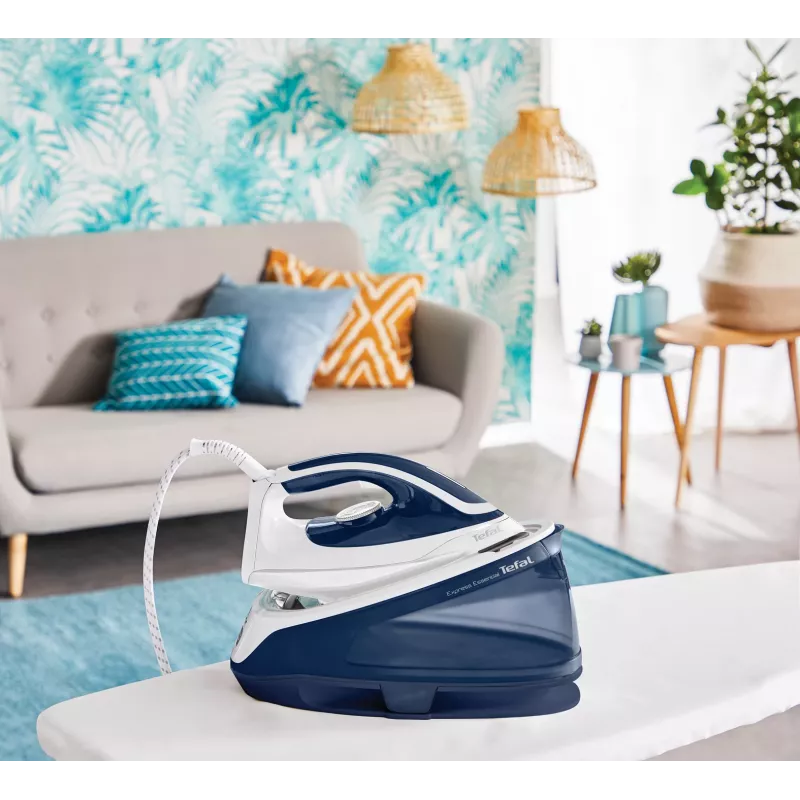 Tefal Express Essential SV6116 2200 W 1,4 L blu, bianco