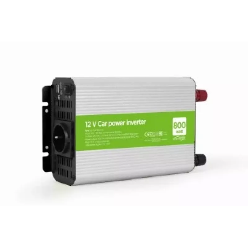 GEMBIRD Inverter di potenza per auto 12V, 800W