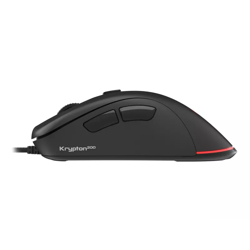 GENESIS Krypton 200 Mouse Gaming Destrorso USB Type-A Ottico 6400 DPI