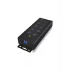 ICY BOX IB-HUB1703-QC3 USB 3.2 Gen 1 (3.1 Gen 1) Type-B 5000 Mbit/s Nero