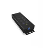 ICY BOX IB-HUB1703-QC3 USB 3.2 Gen 1 (3.1 Gen 1) Type-B 5000 Mbit/s Nero