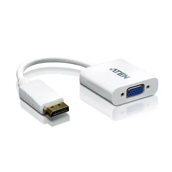 Convertitore ATEN DisplayPort-VGA, Fino a 1920x1200 @60Hz, DisplayPort, VGA (D-Sub), Maschio, Femmina, Dritto, Dritto