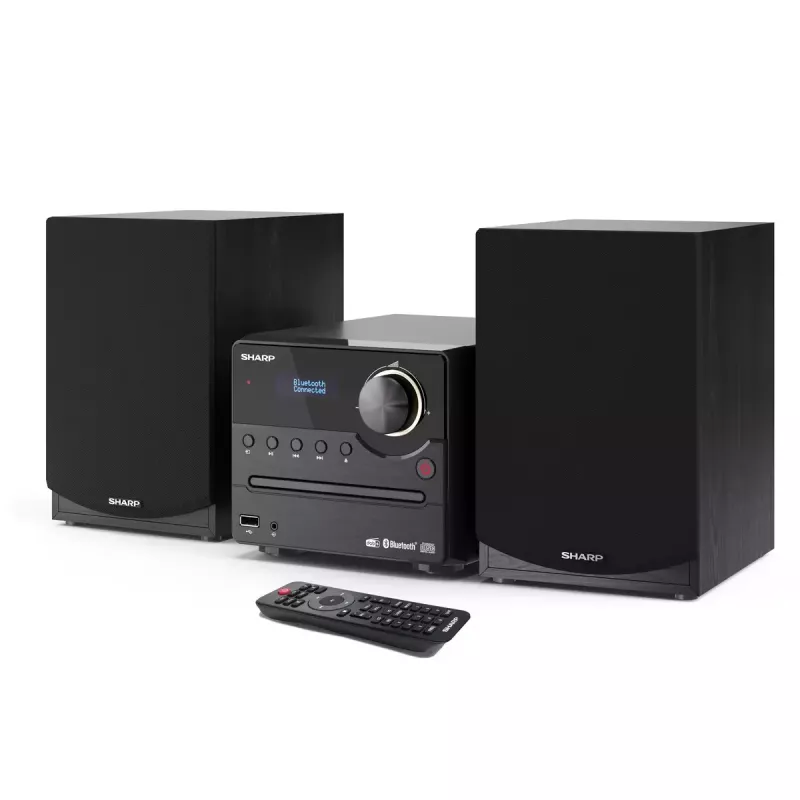 Sharp XL-B517D Microsistema audio domestico 45 W Nero