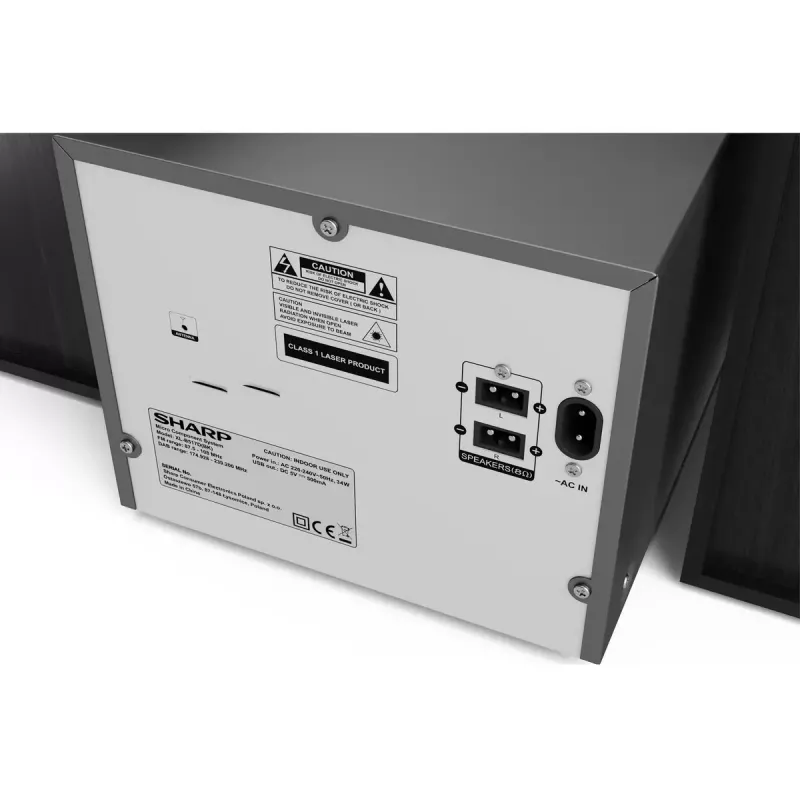 Sharp XL-B517D Microsistema audio domestico 45 W Nero