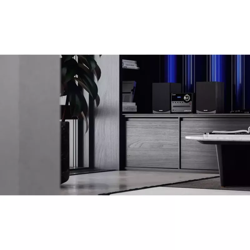 Sharp XL-B517D Microsistema audio domestico 45 W Nero