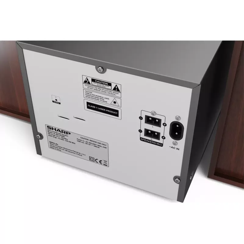 Sharp XL-B517D Microsistema audio domestico 45 W Marrone