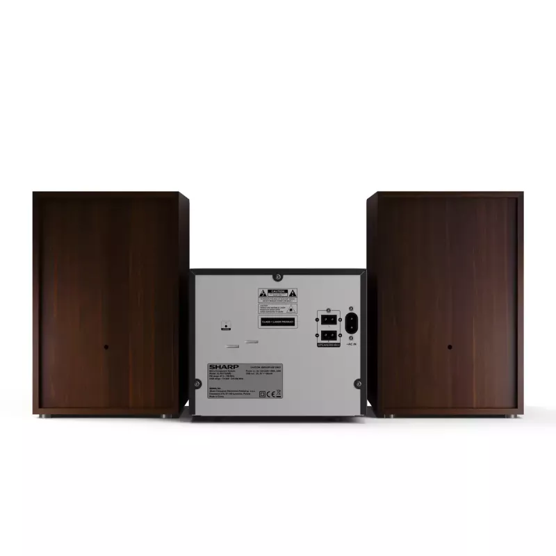 Sharp XL-B517D Microsistema audio domestico 45 W Marrone