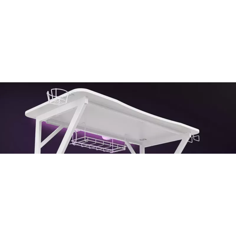 Genesis Holm 320 RGB scrivania gaming, bianca