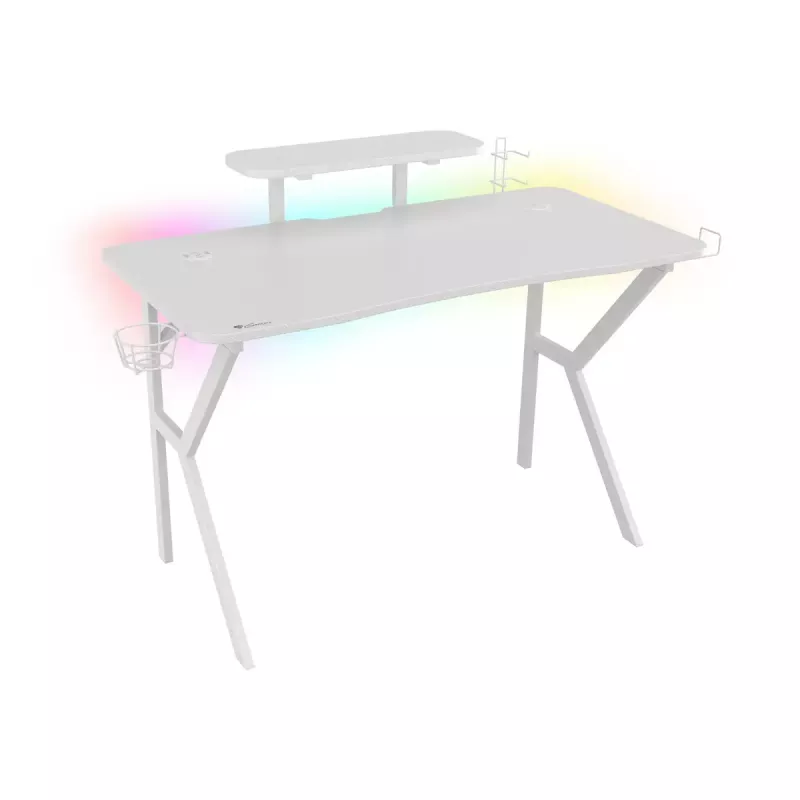 Genesis Holm 320 RGB scrivania gaming, bianca