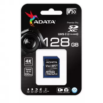 Scheda di memoria ADATA ASDX128GUI3V30S-R 128 GB SDXC UHS-I classe 10