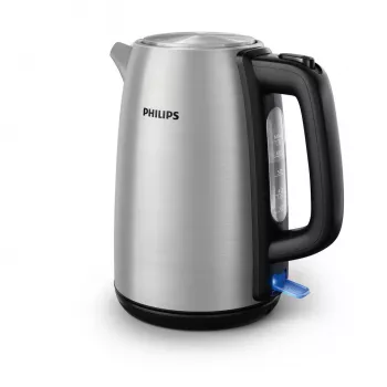 Bollitore Philips Viva Collection HD9351/90, 1,7 L, 2020 W, metallo, indicatore del livello dell'acqua, senza filo, filtro