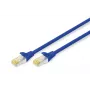 Cavo patch DIGITUS - CAT6a - S/FTP - Snagless - Cu - 50 cm - blu