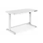Scrivania regolabile elettricamente in altezza DIGITUS 120x60x12cm con USB bianca