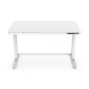 Scrivania regolabile elettricamente in altezza DIGITUS 120x60x12cm con USB bianca