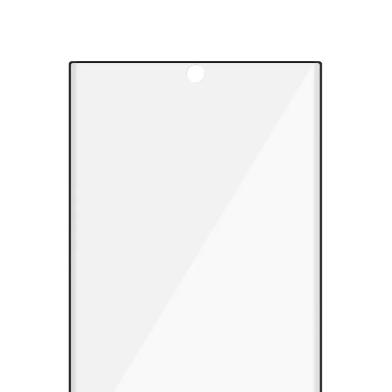 PanzerGlass 7295 proteggischermo per Samsung Galaxy S22 Ultra, vetro temperato, compatibile con custodia, nero