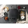 Macchina per waffle Adler AD 3049, 4 waffle quadrati, antiaderente, 1800 W, nero