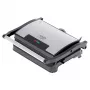 Grill da contatto Adler AD 3052 rettangolare acciaio/nero, 1200 W, superficie a griglia, coperchio bloccabile