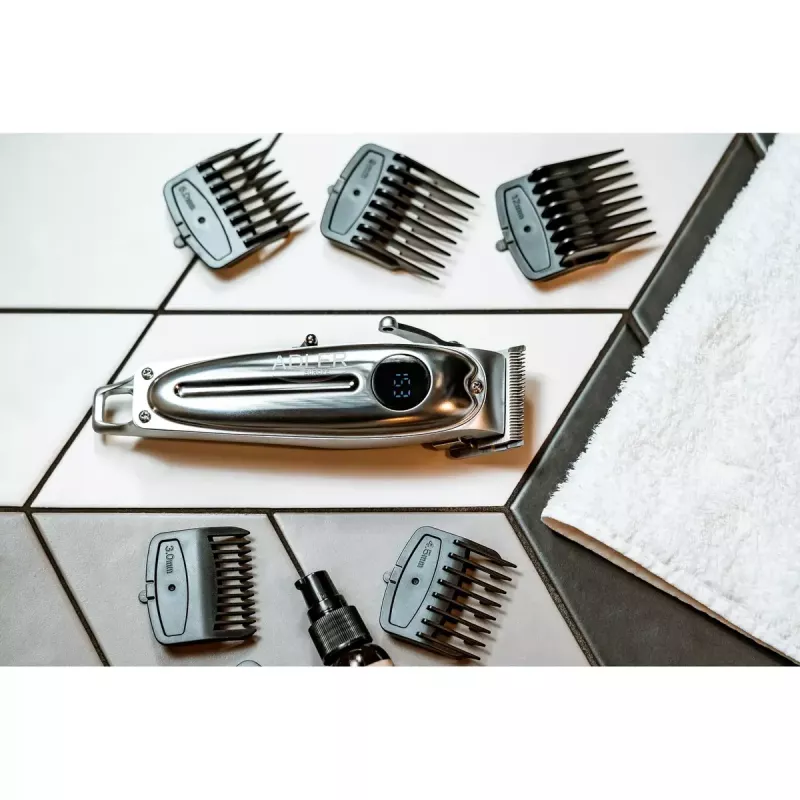 Tagliacapelli Adler AD 2831 argento acciaio inox a V 1 mm