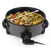 Padella multifunzione Tristar PZ-9135 XL rotonda nera acciaio 1500W