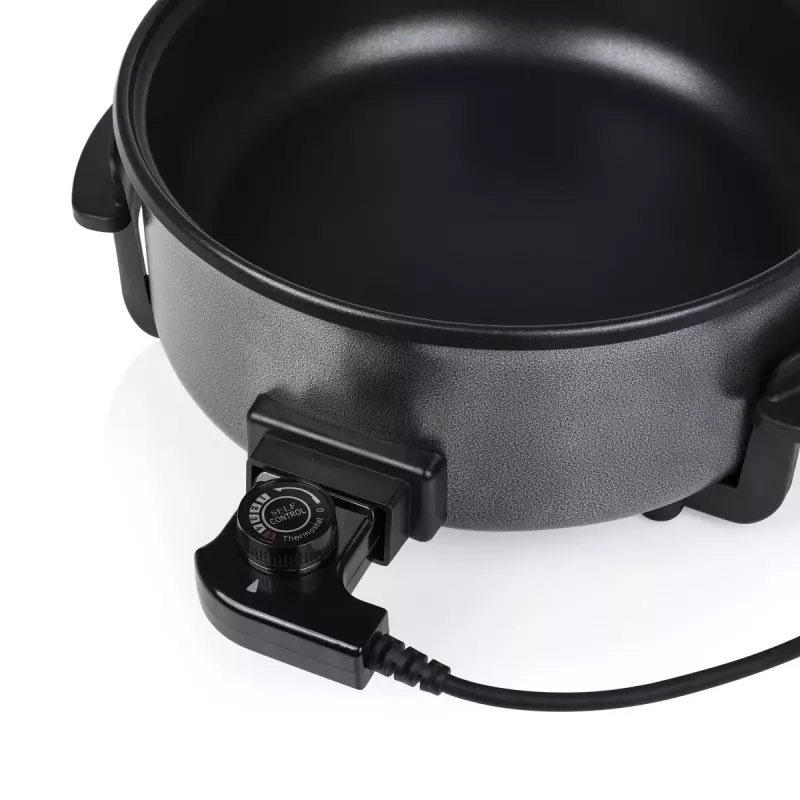 Padella multifunzione Tristar PZ-9135 XL rotonda nera acciaio 1500W