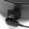 Padella multifunzione Tristar PZ-9135 XL rotonda nera acciaio 1500W