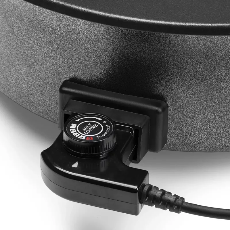 Padella multifunzione Tristar PZ-9135 XL rotonda nera acciaio 1500W