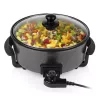 Padella multifunzione Tristar PZ-9135 XL rotonda nera acciaio 1500W