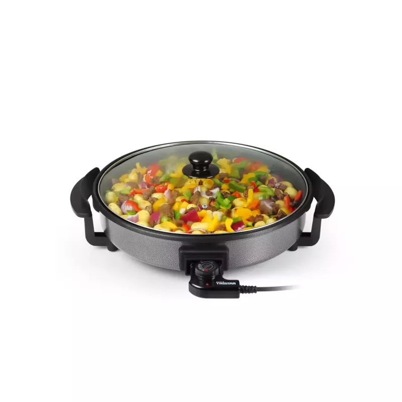 Padella grill Tristar PZ-2964 multifunzione rotonda nera 40 cm