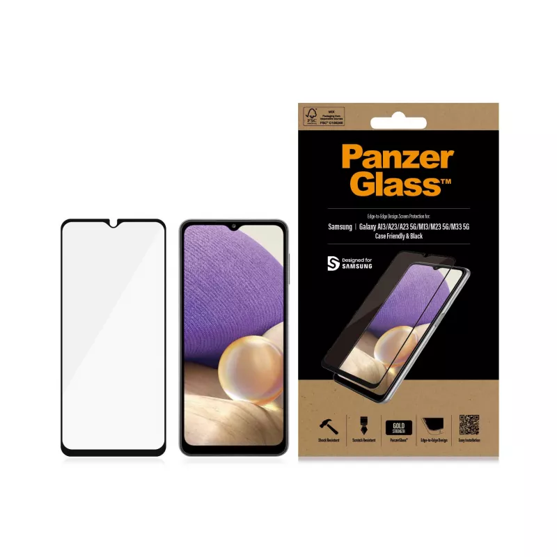 Pellicola protettiva per display PanzerGlass ® per Samsung Galaxy A13 | A23 | A23 5G | M13 | M23 5G | M33 5G