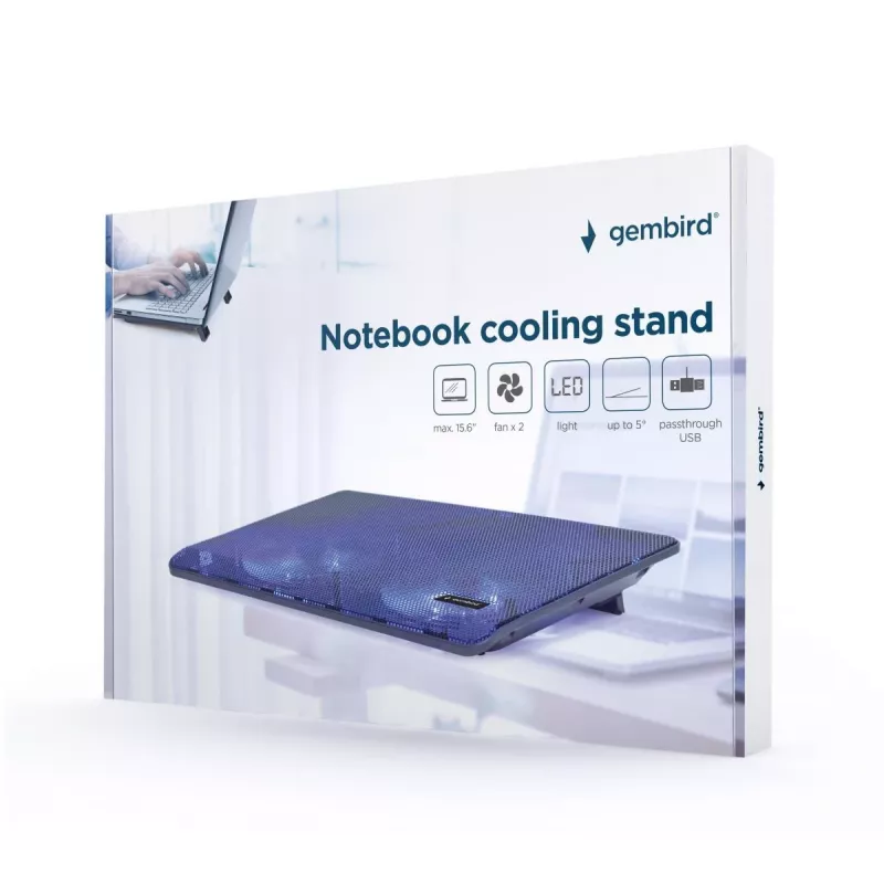 Supporto raffreddante per notebook GEMBIRD 15.6