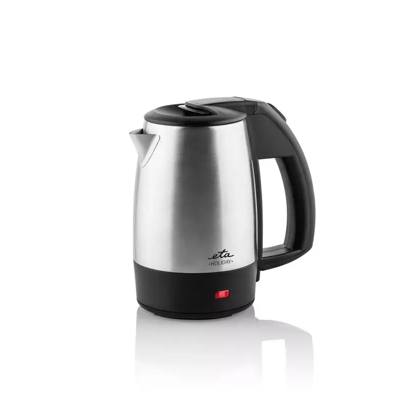 Bollitore da viaggio ETA Holiday 0,5 L 1000 W nero acciaio inox