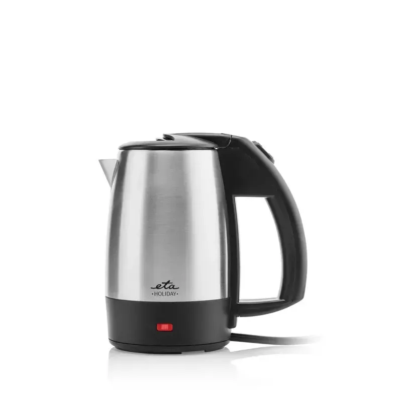 Bollitore da viaggio ETA Holiday 0,5 L 1000 W nero acciaio inox