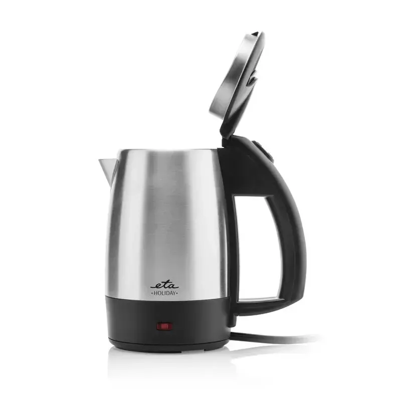 Bollitore da viaggio ETA Holiday 0,5 L 1000 W nero acciaio inox