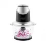 Tritatutto elettrico Adler AD 4082, ciotola in vetro da 1,2 L, 300 W, 2 velocità, pulsante, lame in acciaio inox