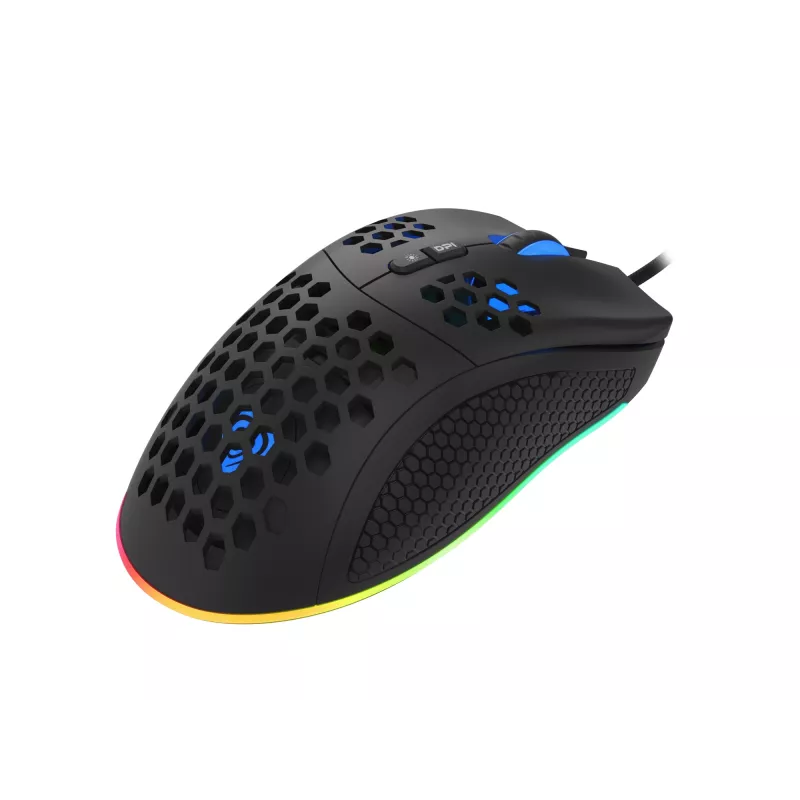 Mouse gaming GENESIS Krypton 555 per destrorsi USB Type-A ottico 8000 DPI