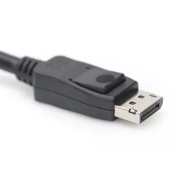 Cavo di collegamento DisplayPort DIGITUS, DP M/M, 3 m con blocco, Ultra HD 8K, versione 1.3/1.4, nero