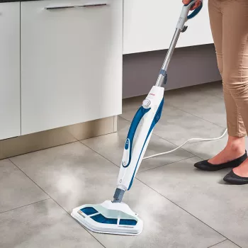 Lavapavimenti a vapore Polti Vaporetto SV460 Double 0,3 L 1500 W blu, bianco