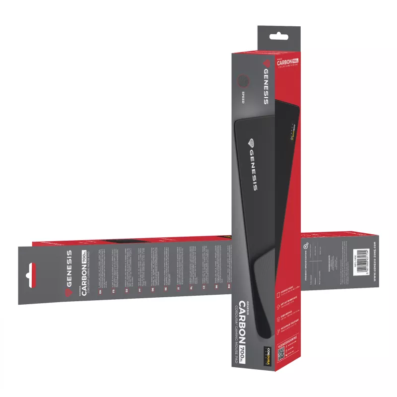 Tappetino per mouse gaming GENESIS Carbon 700 XL nero