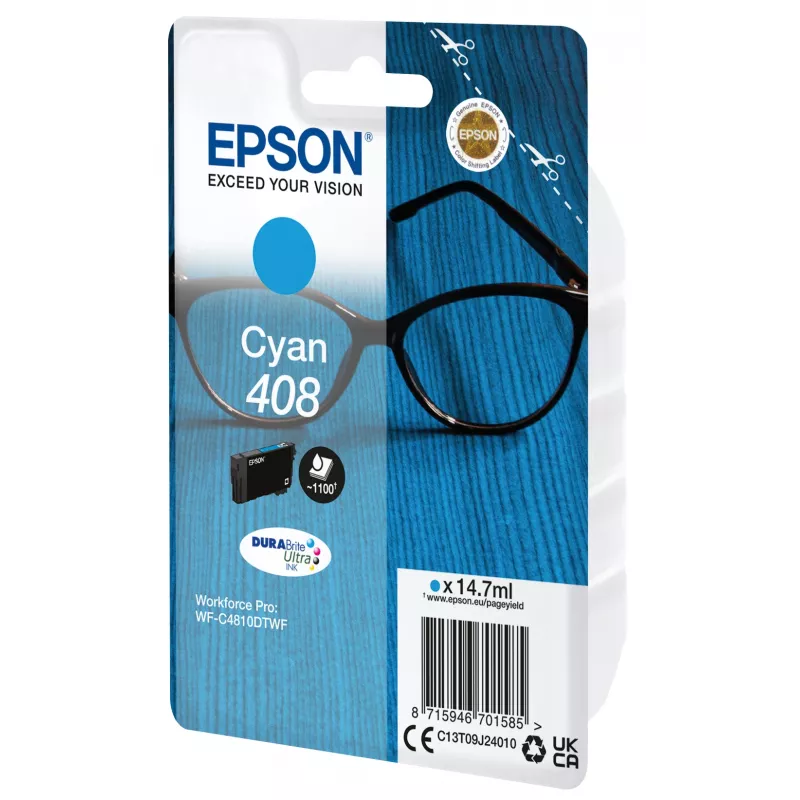 Cartuccia d'inchiostro Epson C13T09J24010 1 pezzo originale capacità standard ciano